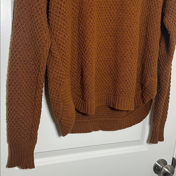 Madewell Sweater Mustard Brown Drop Shoulder XS - Picture 3 of 8